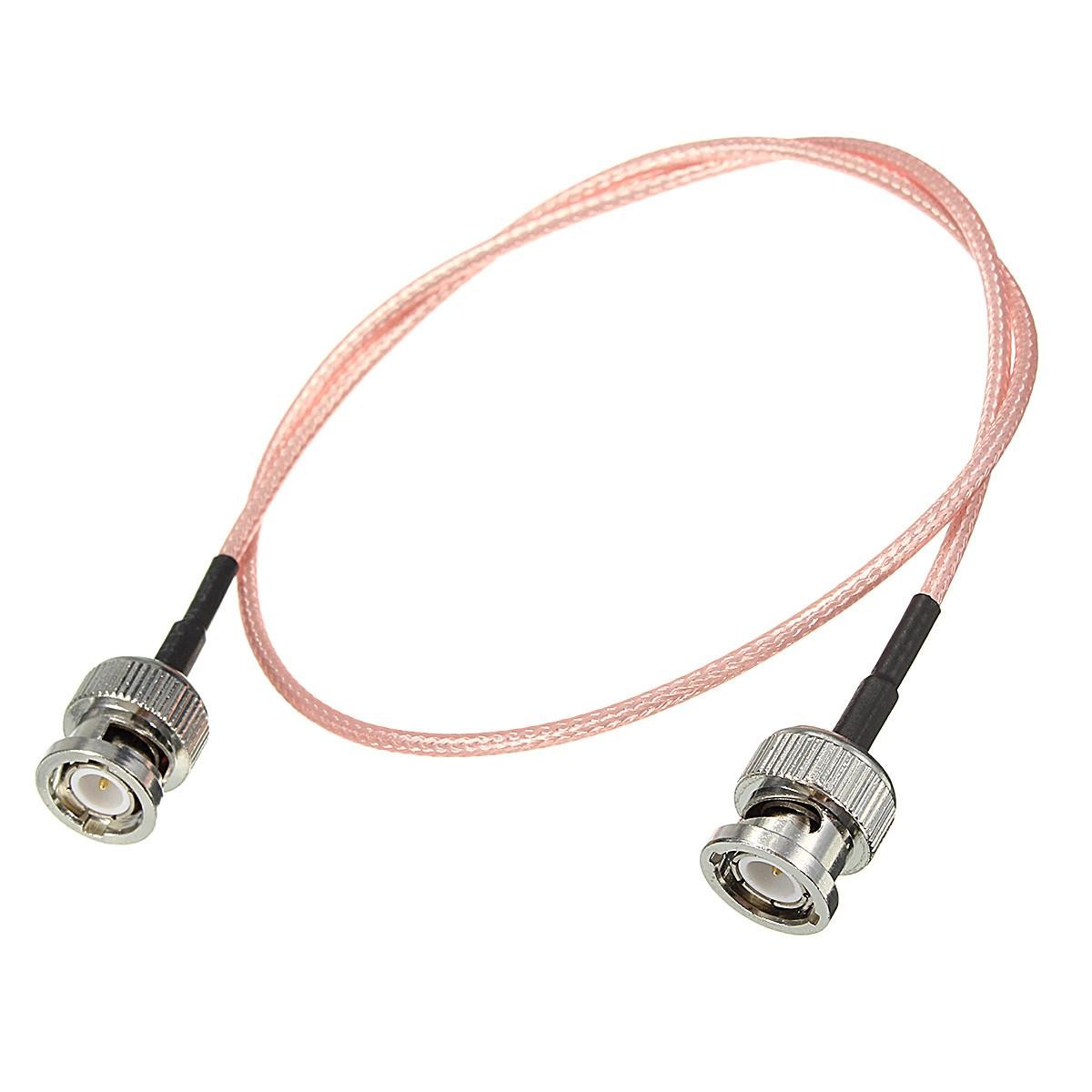BNC Male plug to BNC Male Plug RG316 Pigtail RF Jumper Cable 1.6ft For Wireless