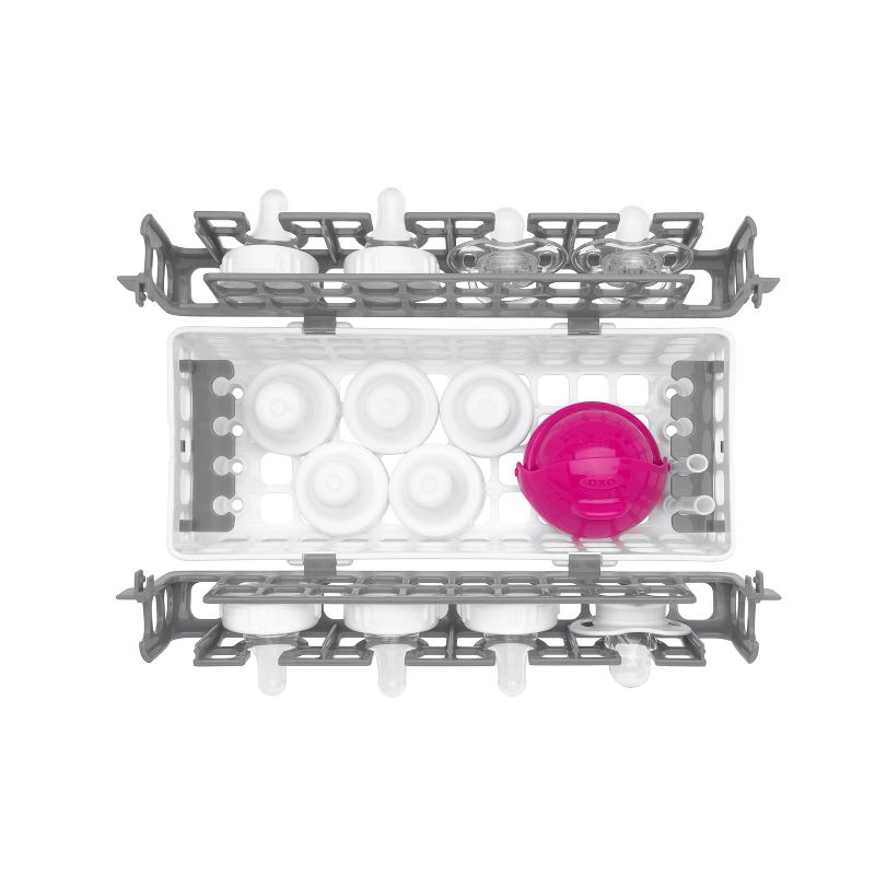 Munchkin Deluxe Dishwasher Basket - Gray