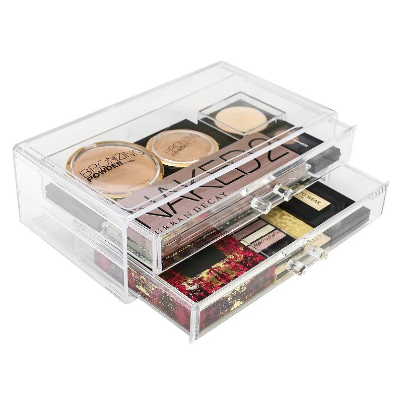 Sorbus Makeup Storage Case Large Display Drawers