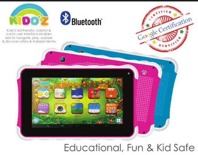 SuperSonic - 7" Tablet with Android 8.1 & Bluetooth, Kids Tablets - Pink (LOL-775)