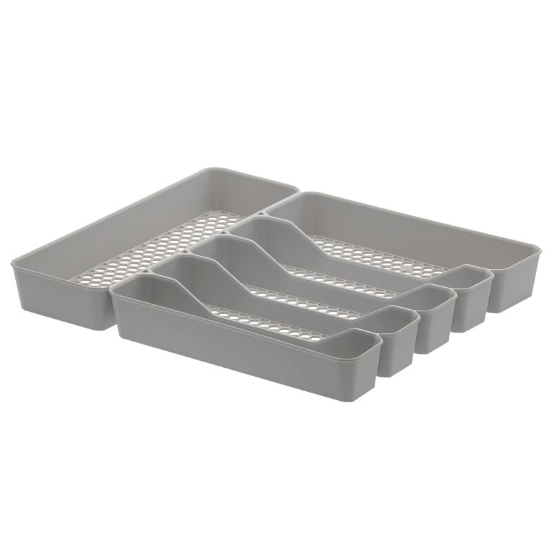 13"x16" 6-Divider Silverware Tray Gray - Spectrum Diversified