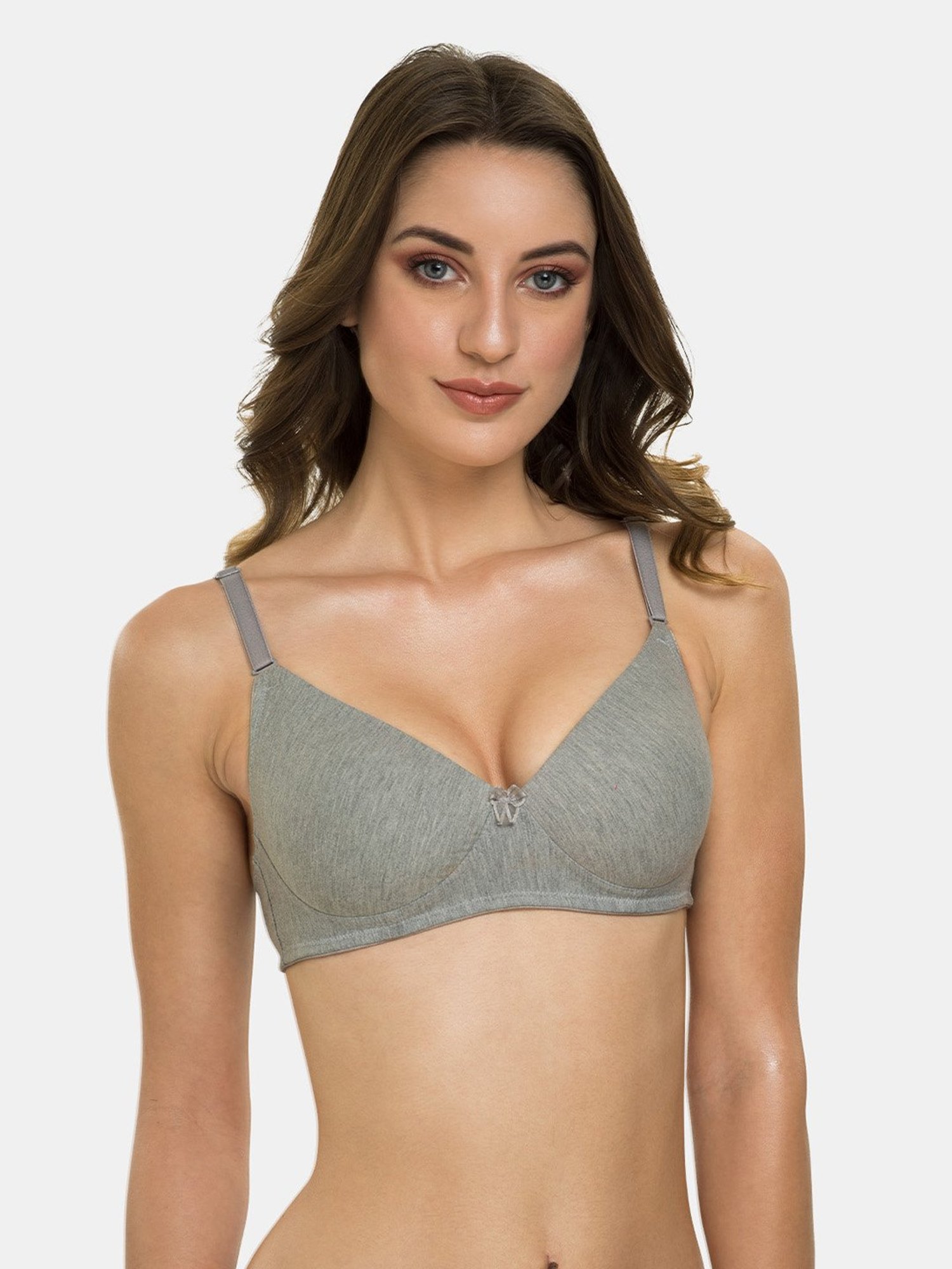 Tweens Grey Non Wired Padded T-Shirt Bra