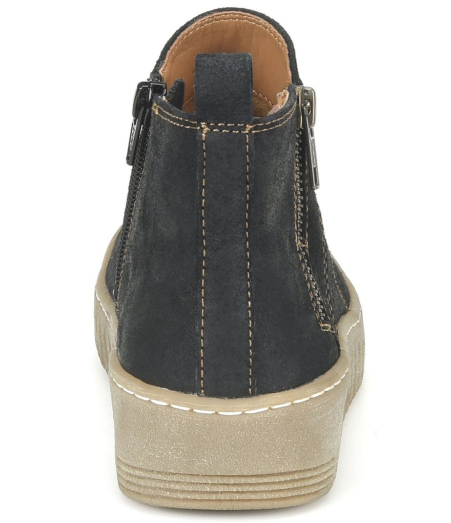 Comfortiva Hartwick Suede Leather High-Top Sneakers
