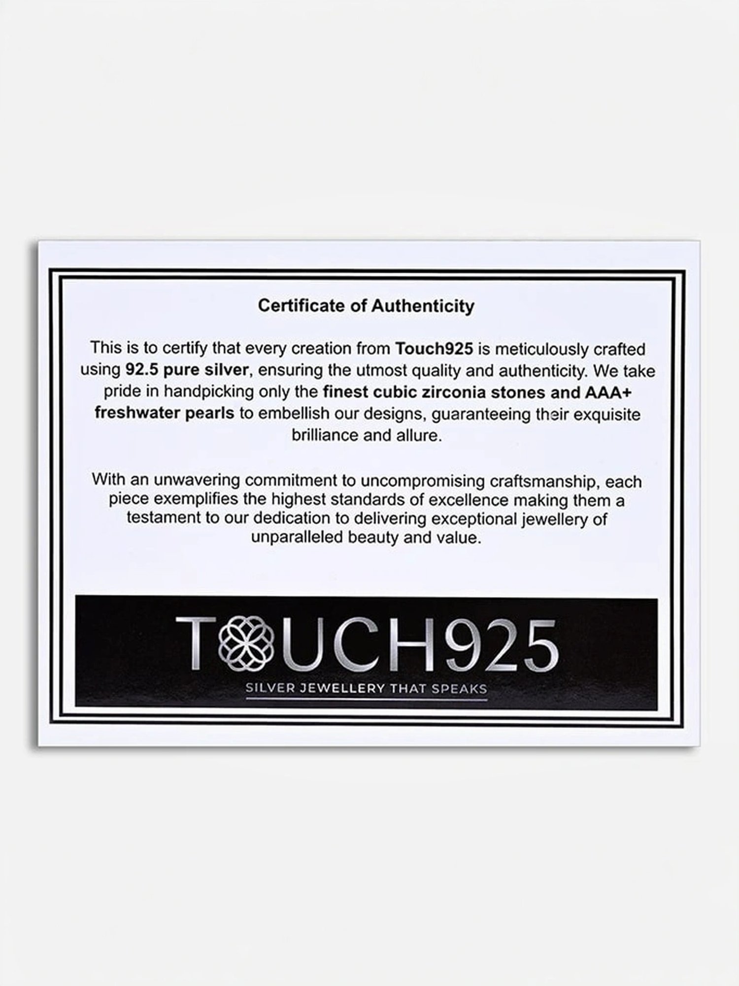 Touch925 Sterling Silver Majestic M Initial Chain Pendant