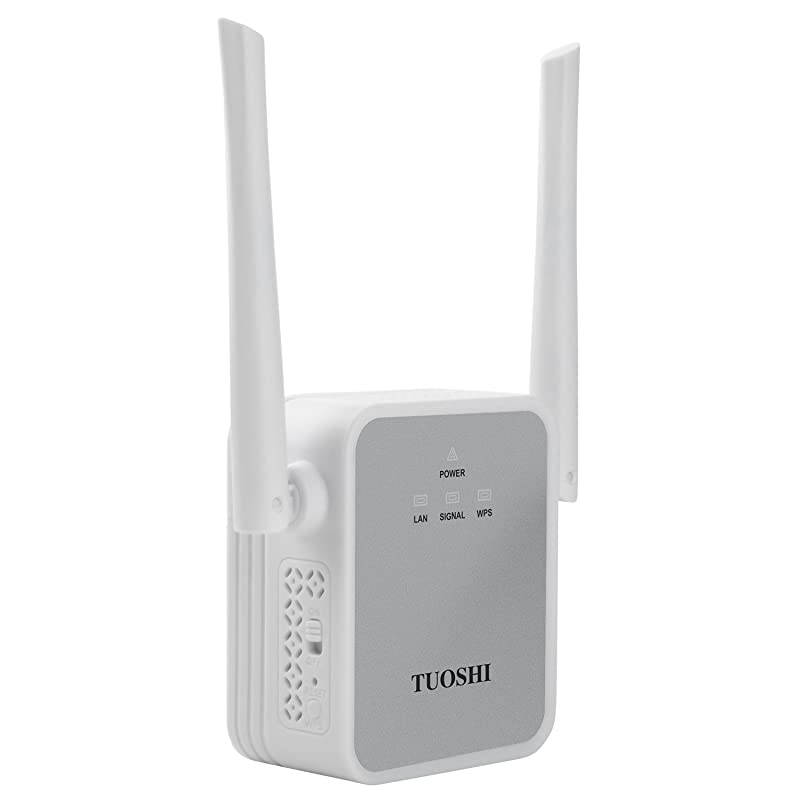 TS720W WiFi Range Extender 300Mbps Wireless Signal Booster WiFi RepeaterAccess PointRouter with High Gain Dual External Antennas