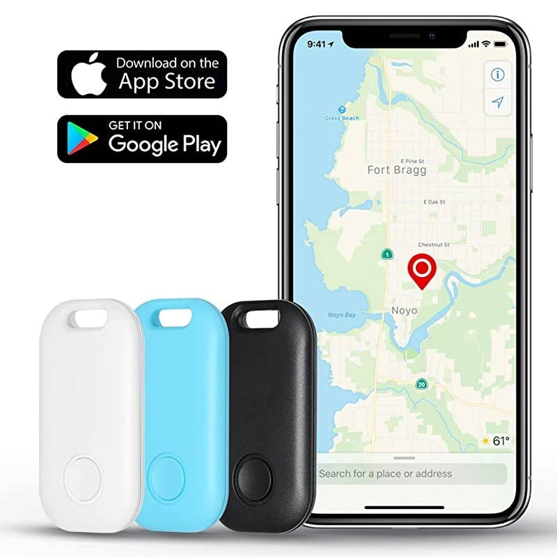Key Finder Smart Tracker Item Finder Phone Finder Bluetooth Smart Tag-Multi Color 3Pack