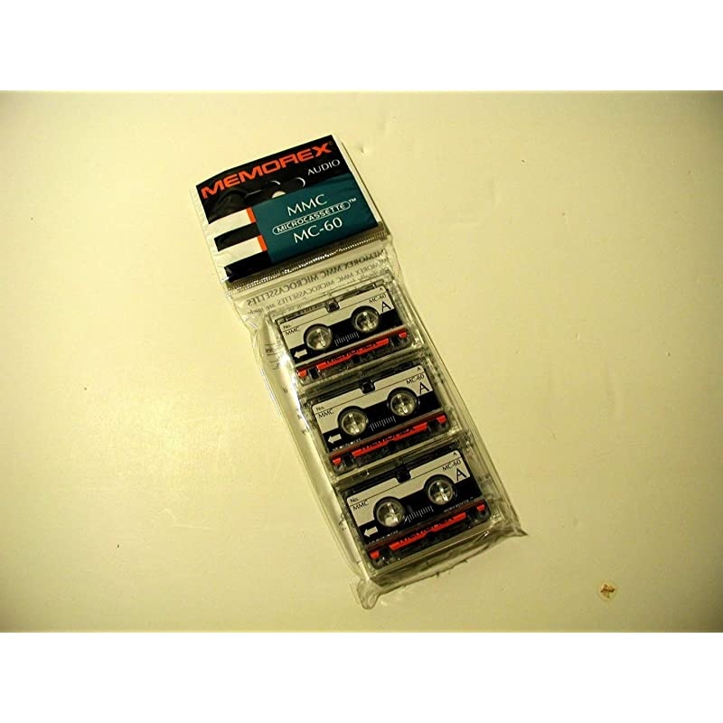 MMC MC60 3pk Microcassette Tape 11301101