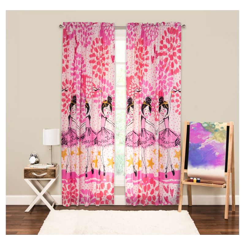 Crayola Twinkle Toes Curtain Panel (50"x84")