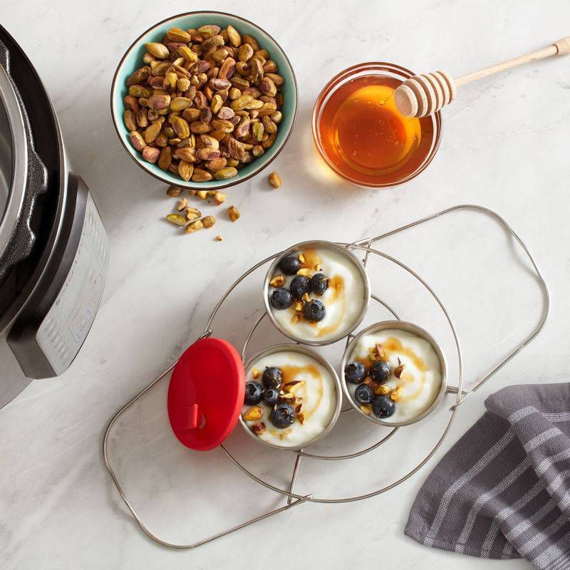 Instant Pot Set of 3 Stainless Steel Small Cups with Lids