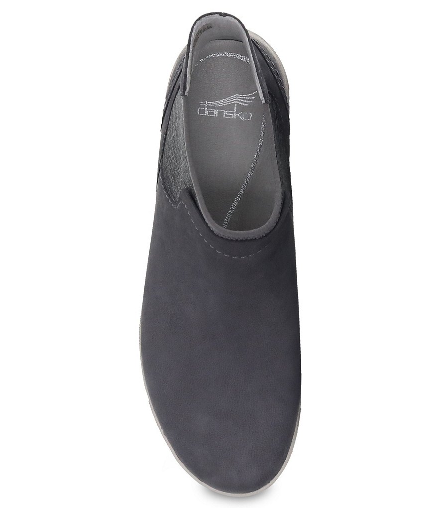 Dansko Lizette Waterproof Nubuck Leather High Top Slip-On Sneakers