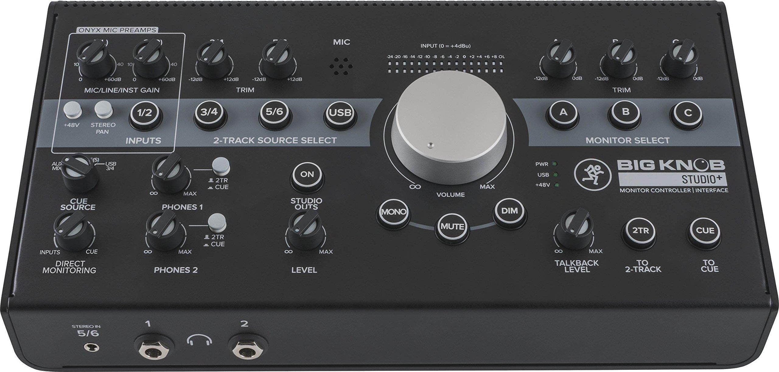 Mackie Big Knob Studio Monitor Plus Controller Interface