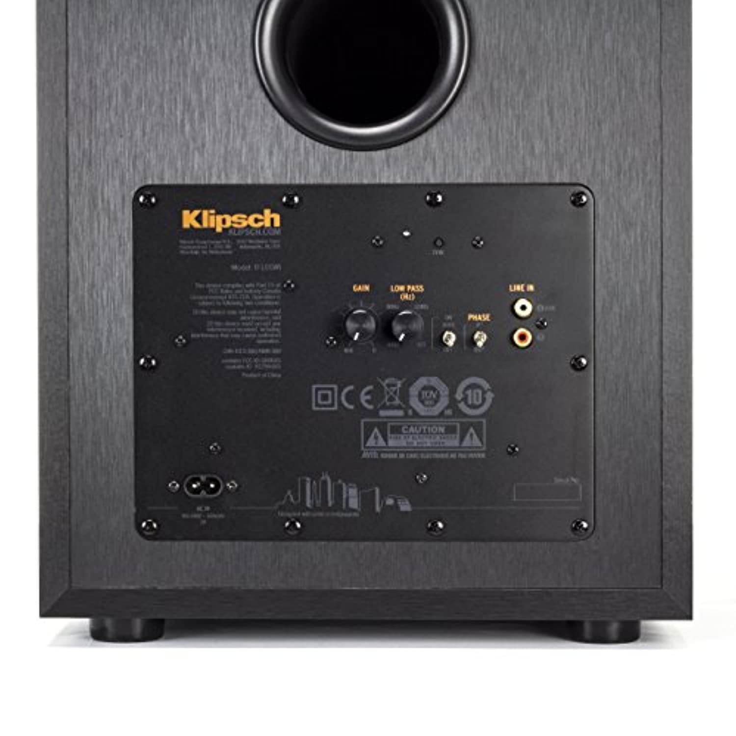 Klipsch R-10SWi 10" Wireless Subwoofer - Brushed Black Vinyl (R-10SWi)