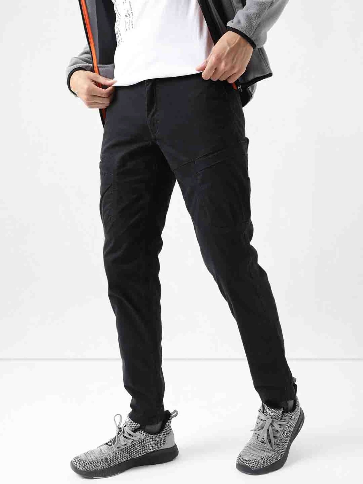 Wildcraft Black Regular Fit Trousers