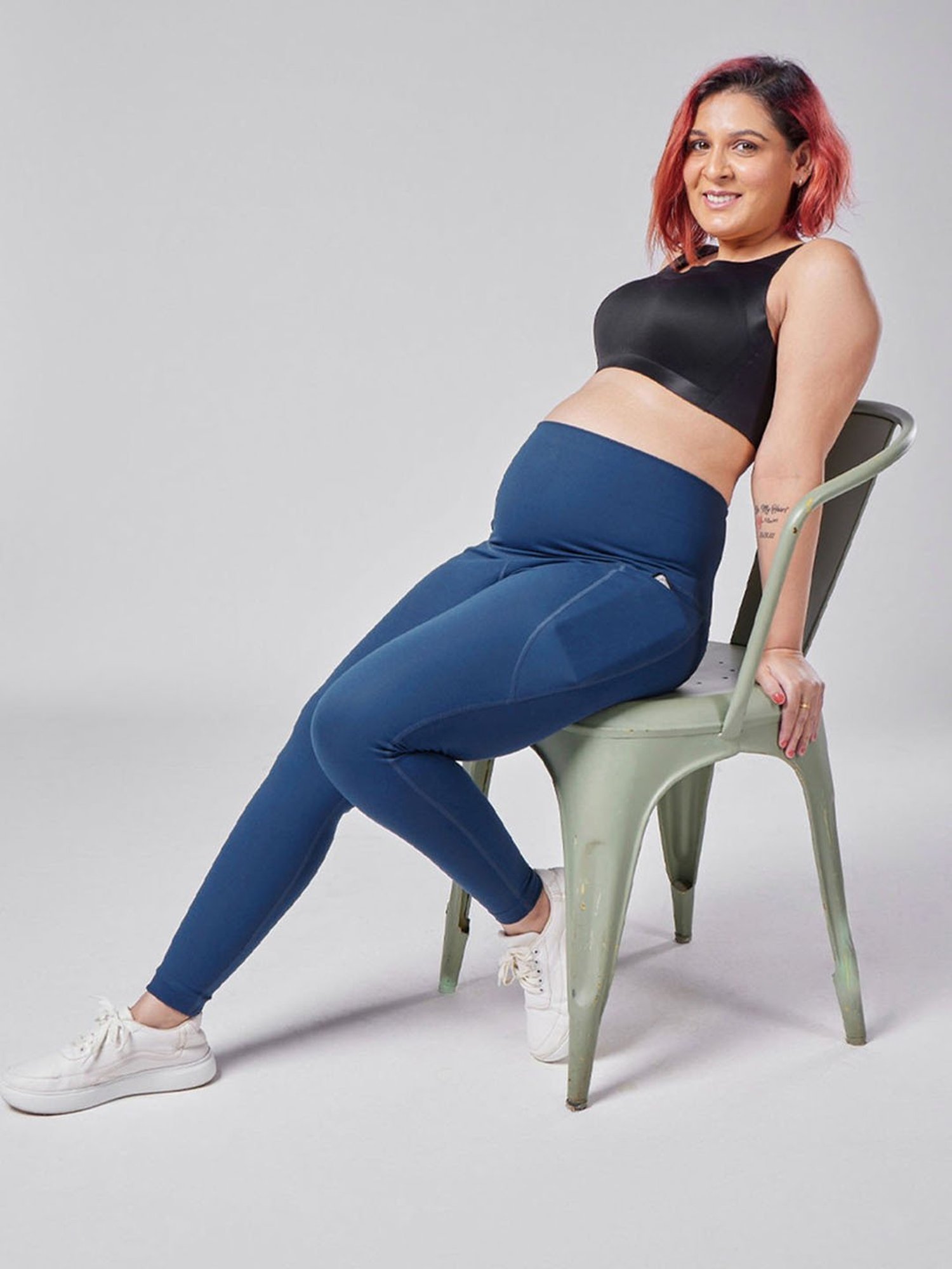 BlissClub Navy The Ultimate Mamamove Leggings