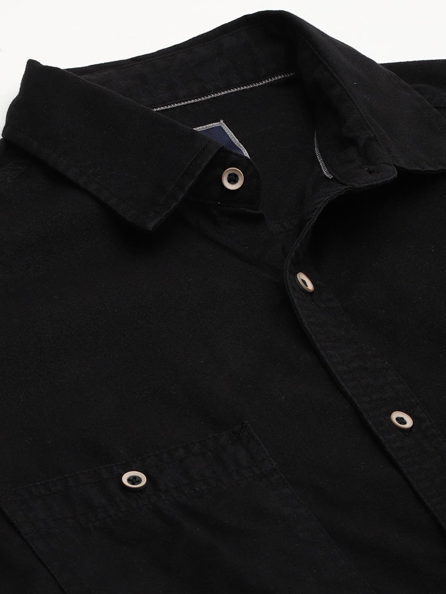 IVOC Black Regular Fit Shirt