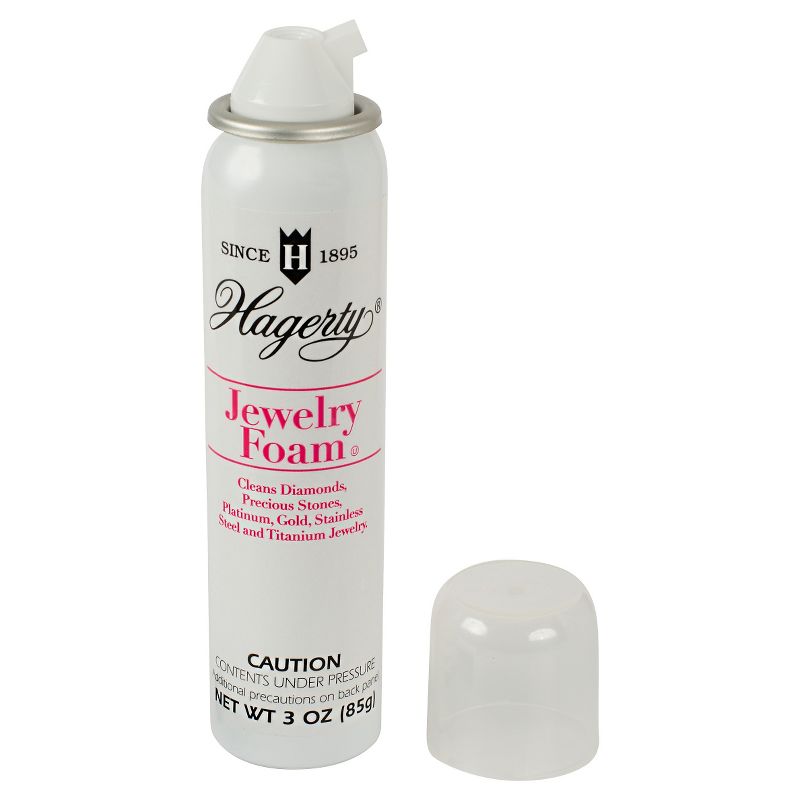 Hagerty Silver Foam 3 piece Set with 8 Oz foam, sponge and cloth