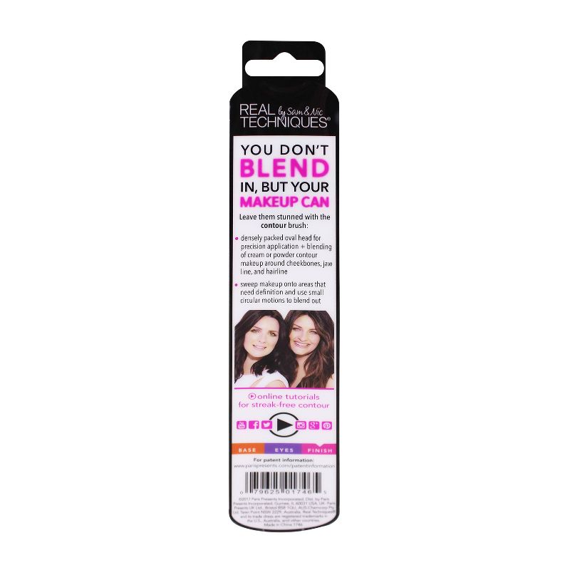 Real Techniques Blend 'n Blur Foundation & Contour Brush - 2pc