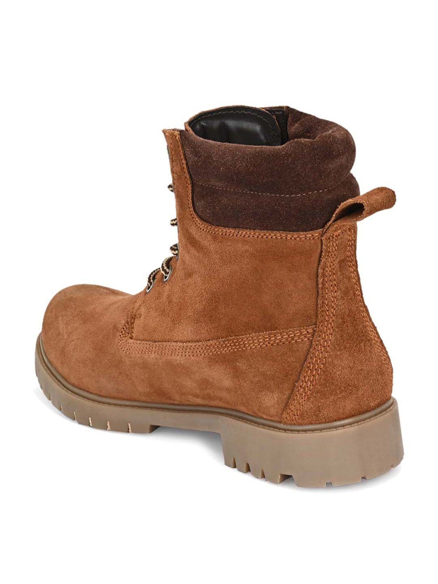 Shences Men's Tan Derby Boots