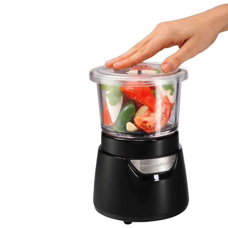 KitchenAid 2 Speed Pulsing Meal Prep Compact Mini Food Processor Chopper with 3.5 Cup Working Bowl, Contour Silver (Certified Refurbished)