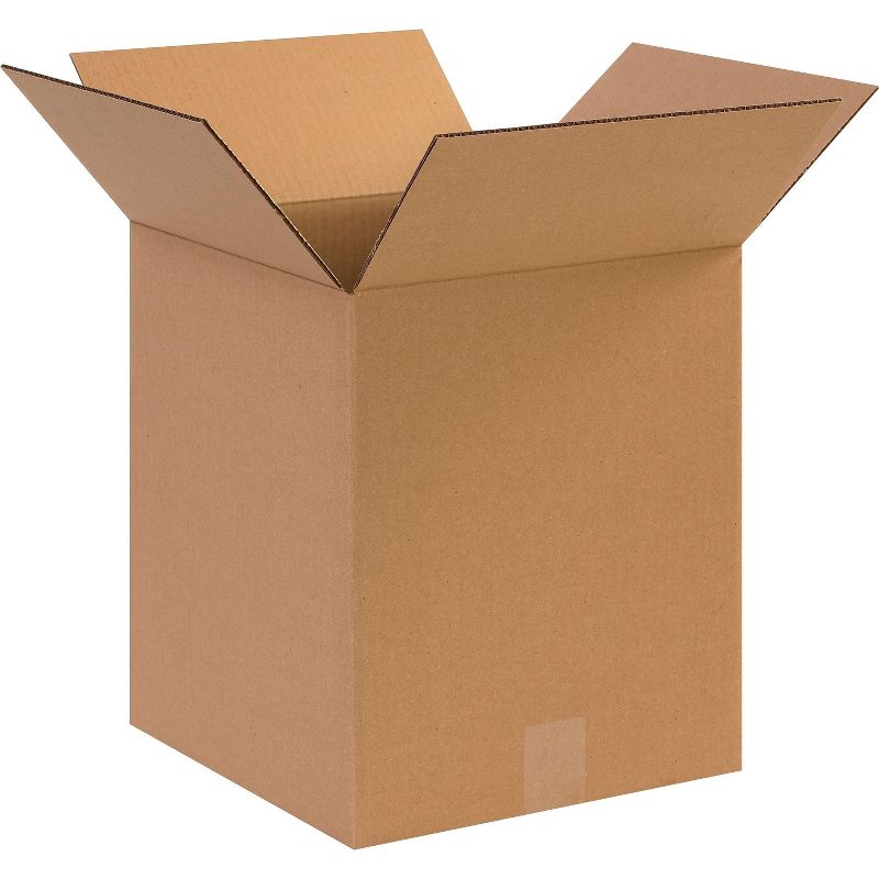 The Packaging Wholesalers 12 x 12 x 14 Shipping Boxes, 32 ECT, Brown BS121214