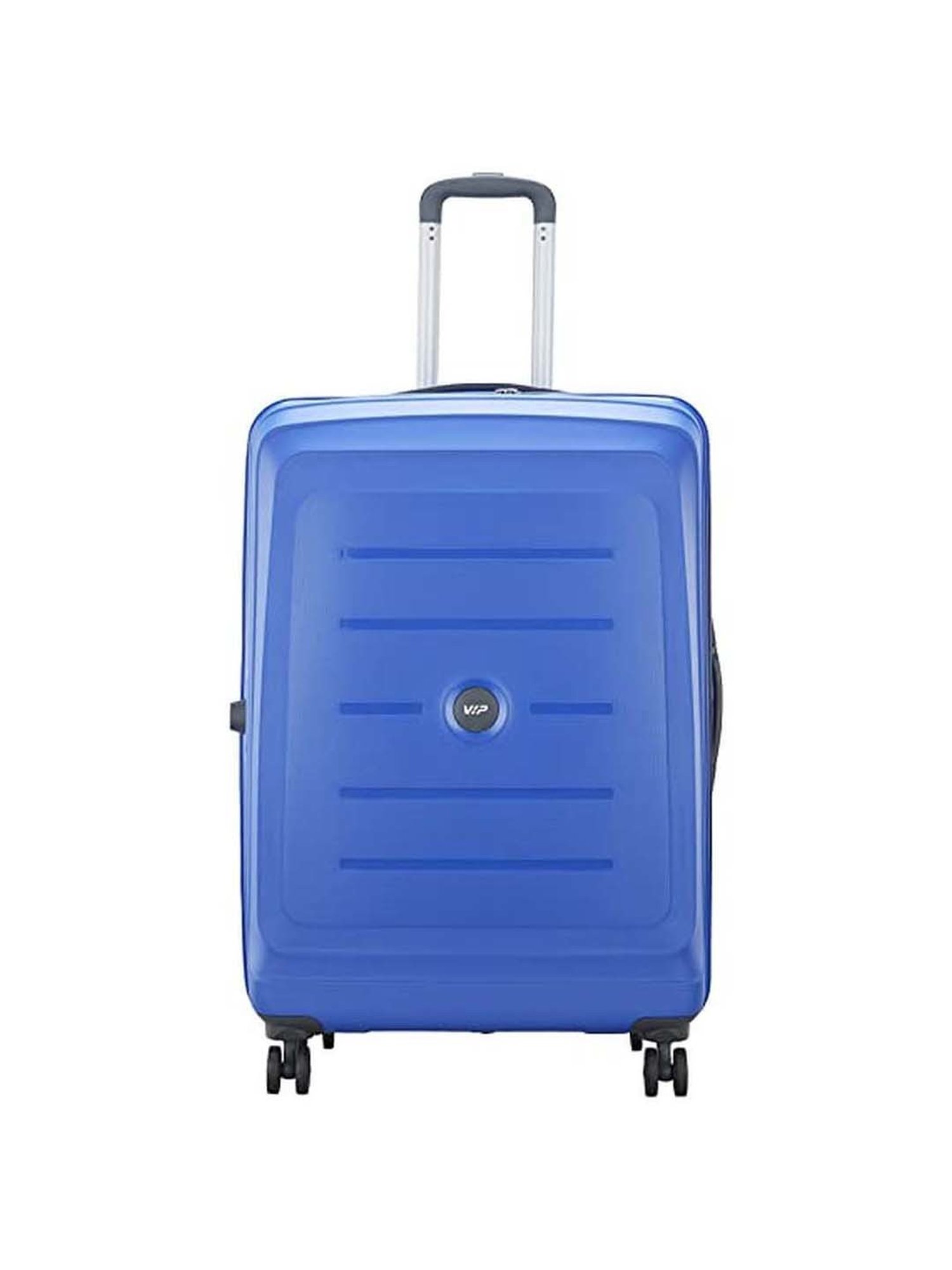 VIP Mirotech Nautic Blue Textured Hard Small Trolley Bag - 37 cm