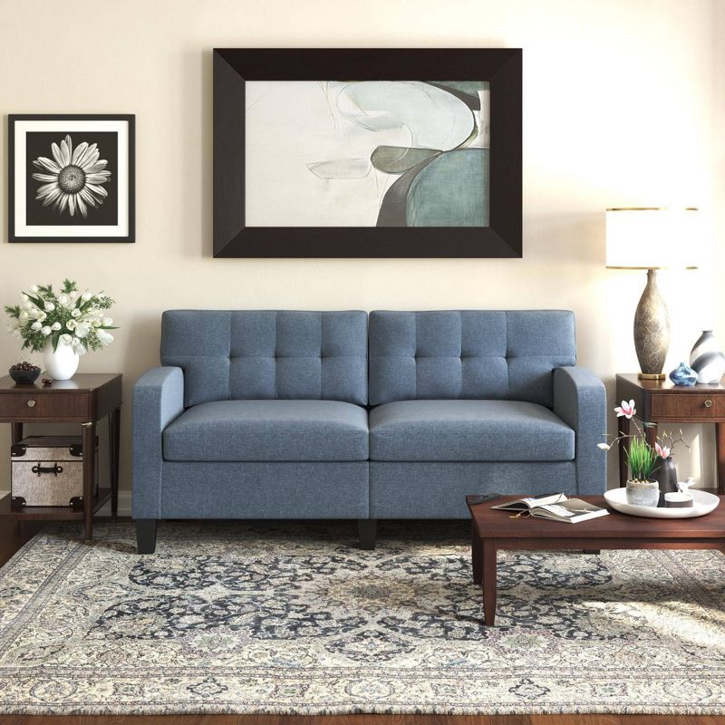 Wylie Small Space Sofa Blue - Dorel Living