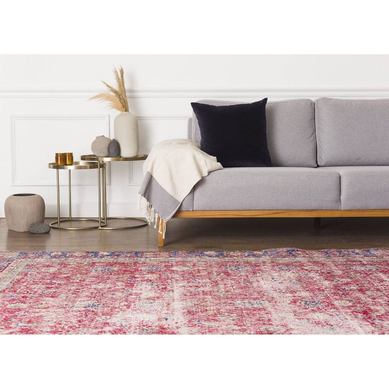 6'11"x10'1" Vintage One-of-a-Kind Ermellina Rug Purple - Revival Rugs