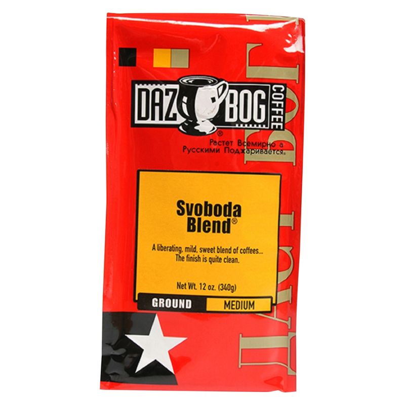 Dazbog Svoboda Blend Medium Roast Ground Coffee - 12oz