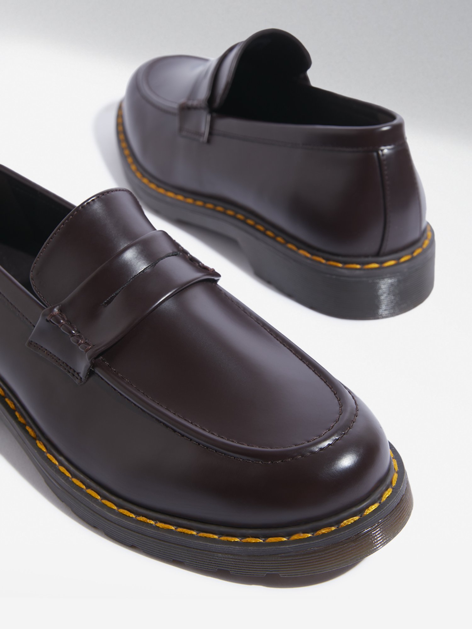 SOLEPLAY by Westside Maroon Penny Loafers