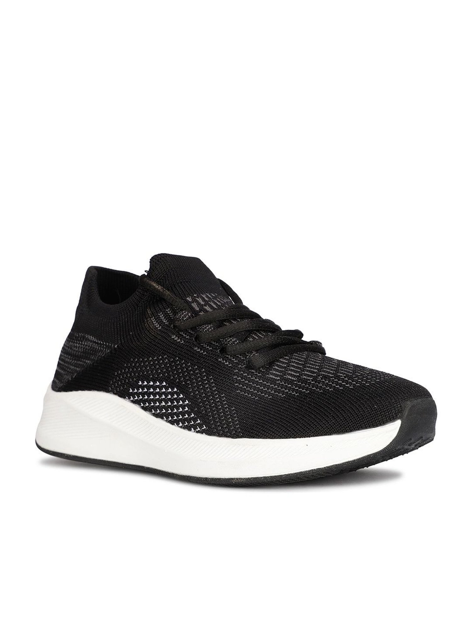 North Star by Bata Women's BENNE Black Running Shoes