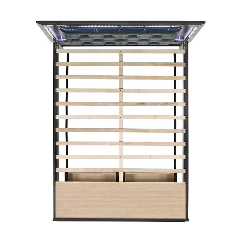 3pc Queen Kenzie Storage Bedroom Set Gray - Picket House Furnishings