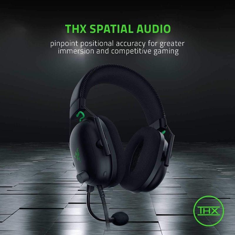 Razer BlackShark V2 - Wired Gaming Headset - THX 7.1 Spatial Surround Sound