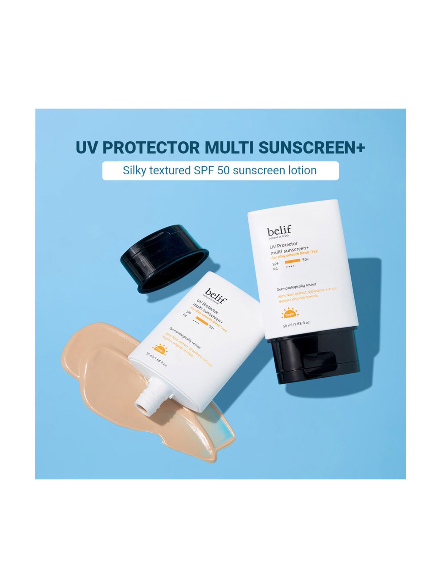 Belif UV Protector Multi Face Sunscreen Spf50+ - 50 ml