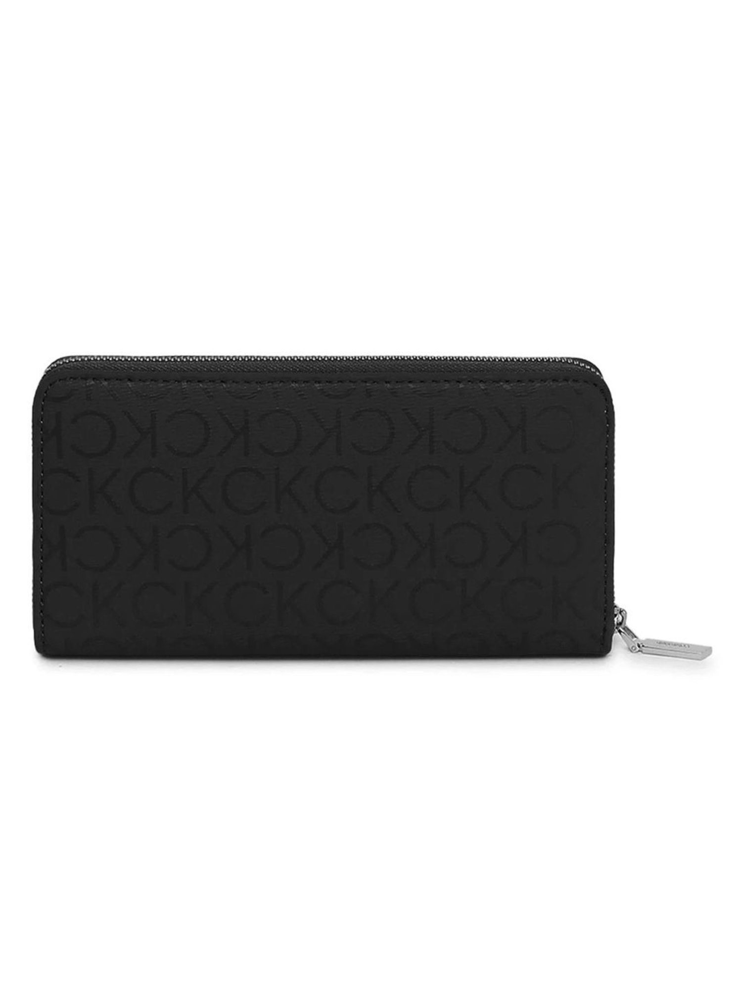 Calvin Klein Jeans Black Mono LG Epi Medium Wallet