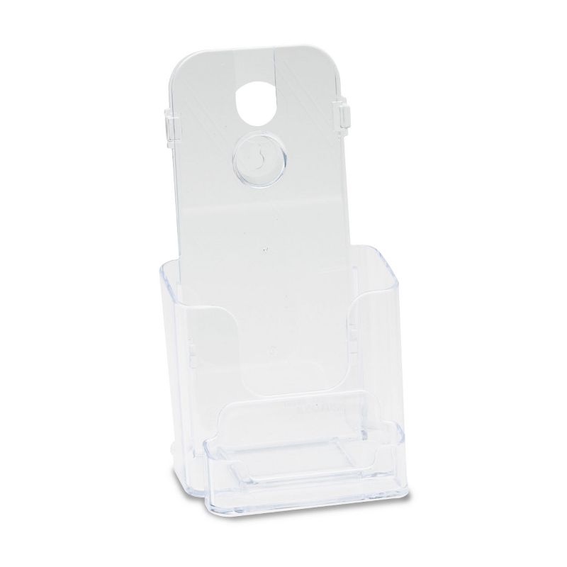 Deflecto DocuHolder for Countertop or Wall Mount Use 4-3/8w x 4-1/8d x 7-3/4h Clear 78601