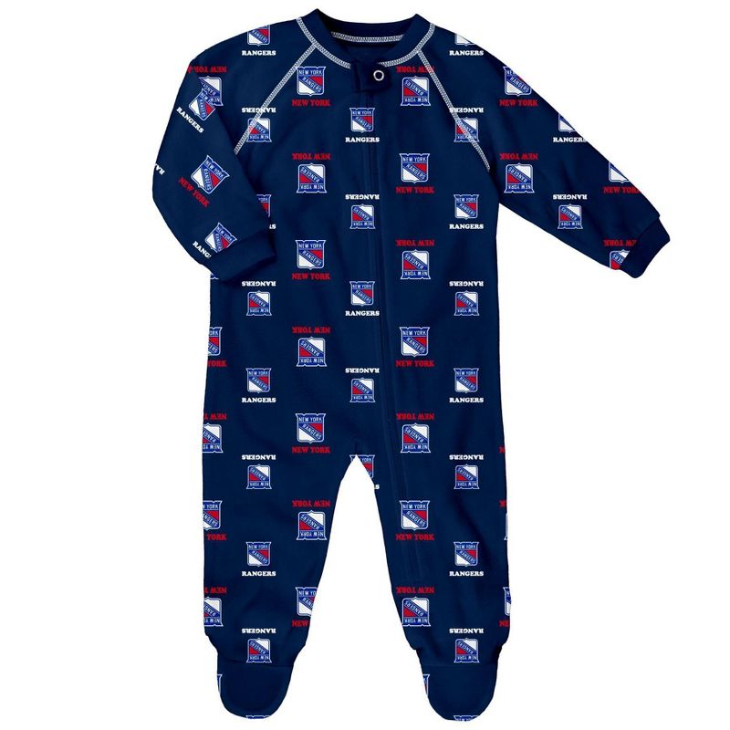 NHL New York Rangers Baby Boys' Sleeper - 18M