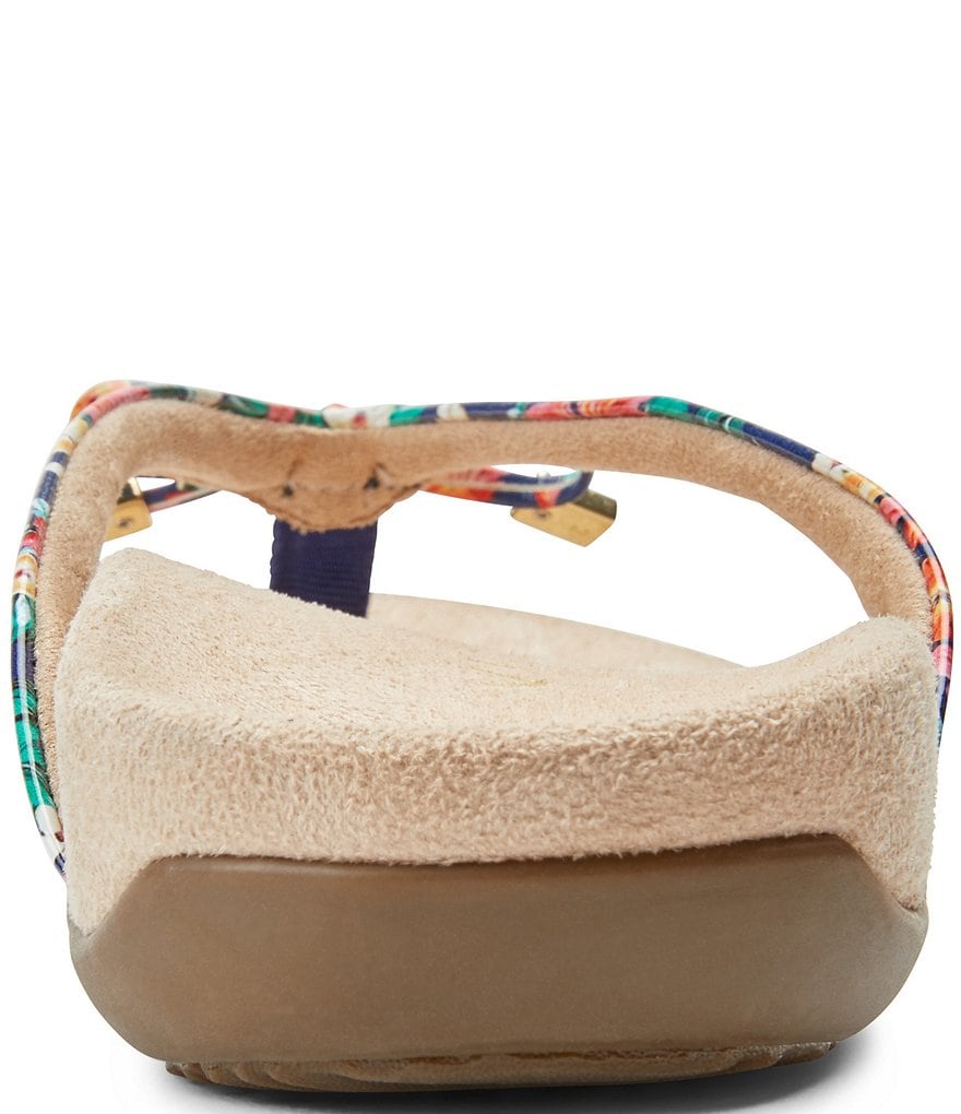 Vionic Bella II Floral Bow Detail Flip-Flops