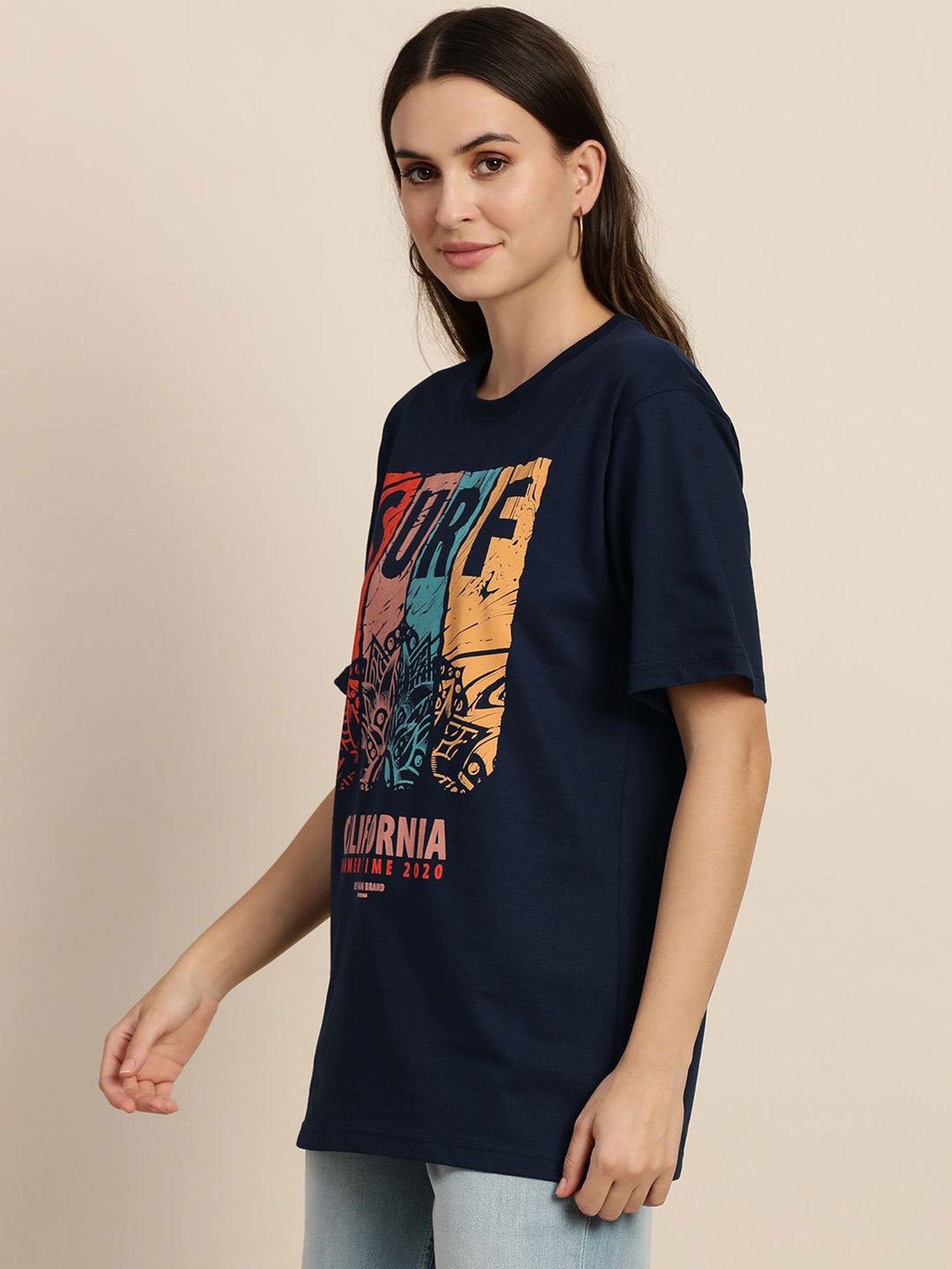 Dillinger Navy Printed T-Shirt