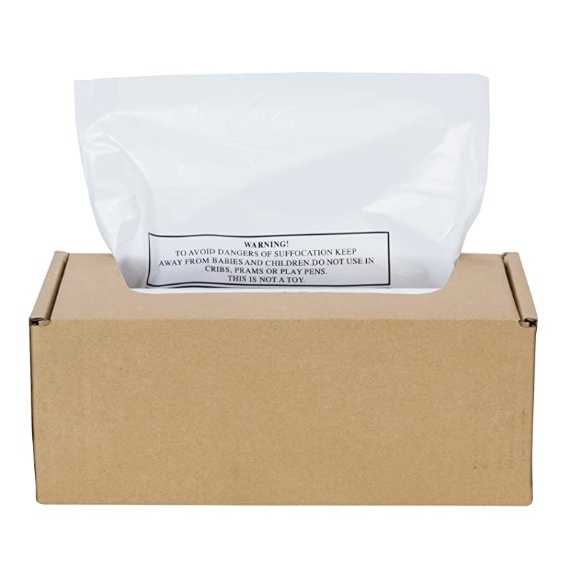 Powershred Waste Bags for AutoMax 500C and 300C Auto Feed Shredders 50 Bags Ties 3608401