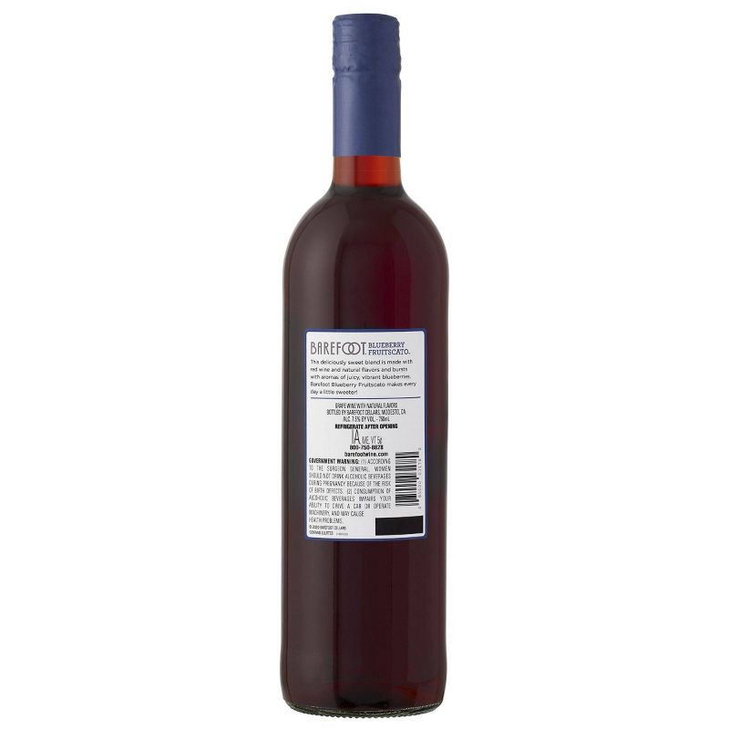 Barefoot Blueberry Fruitscato Wine - 750ml Bottle