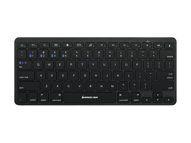 IOGEAR GKB632B Black Bluetooth Wireless Keyboard