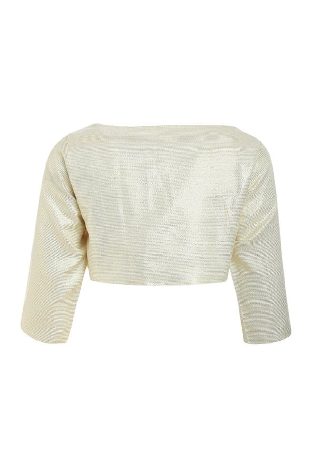 A Little Fable Kids Gold Embellished Shrug