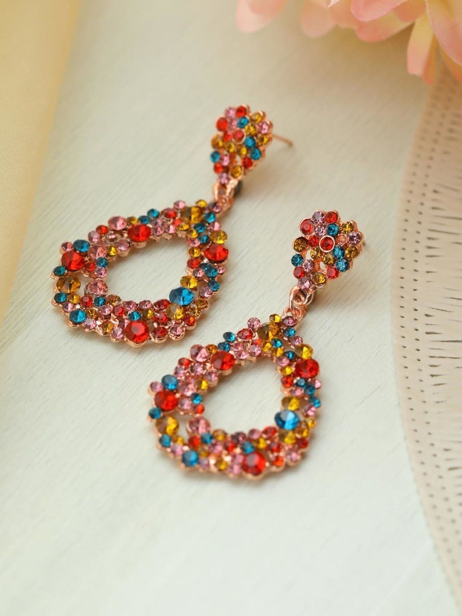 Priyaasi Multicolor Dangler Earrings