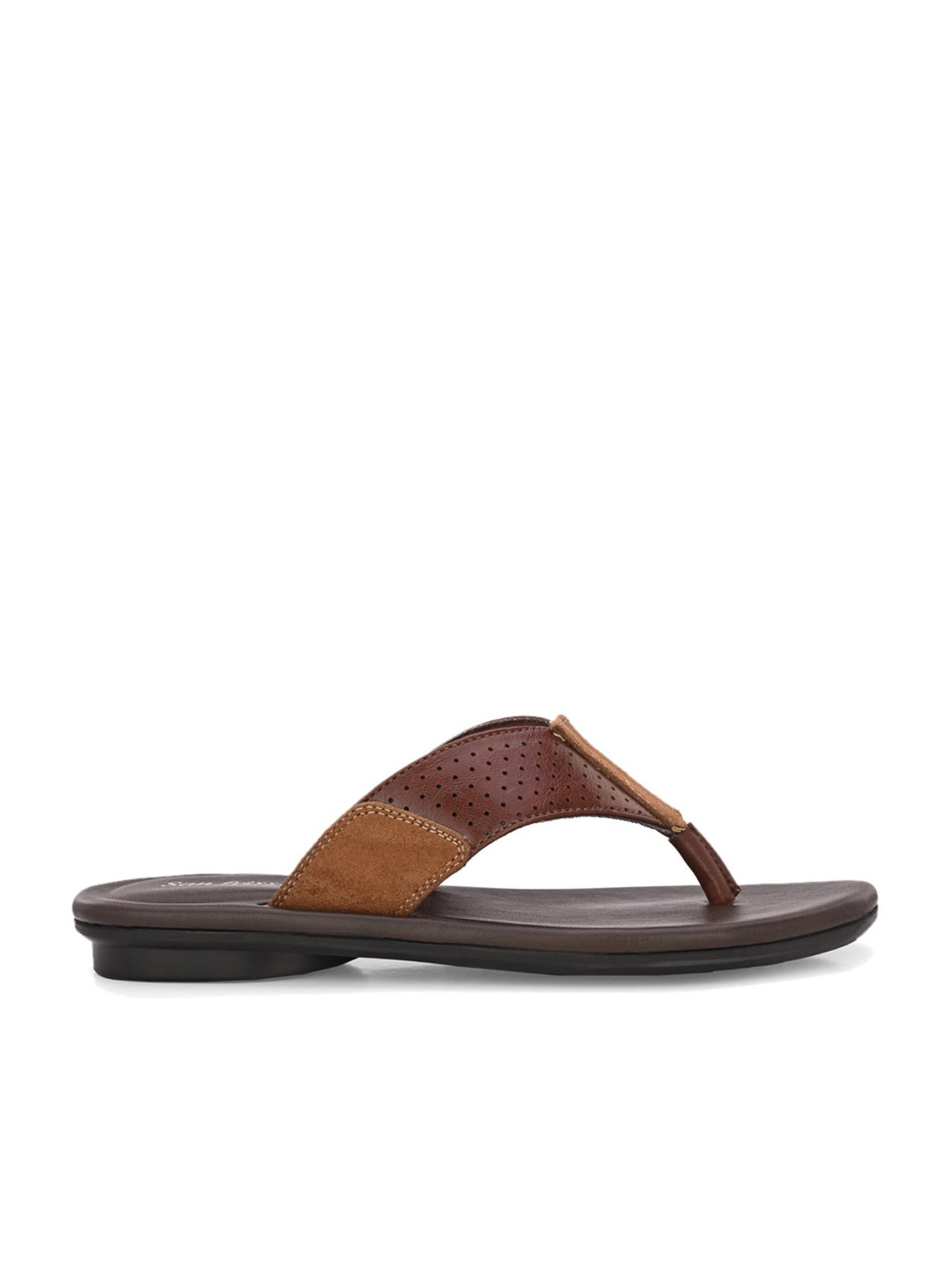 San Frissco Men's Brown Thong Sandals