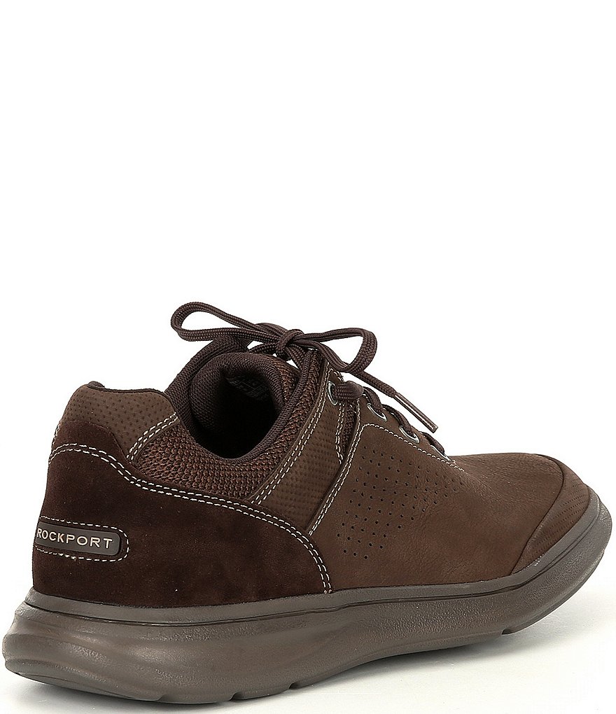 Rockport Men's Zaden UBal Suede Embossed Lace-Up Oxfords