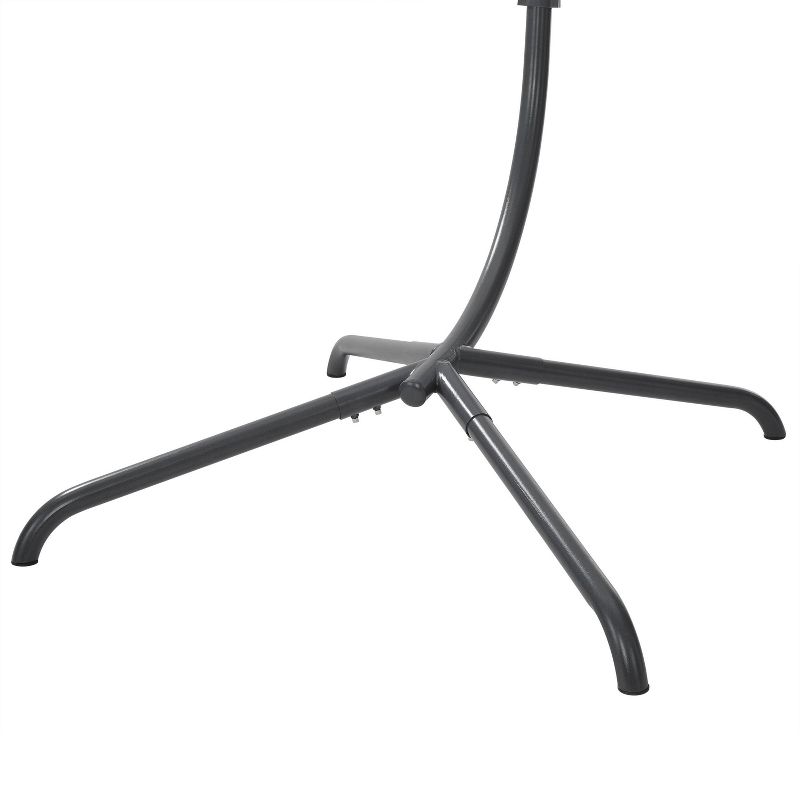 Sorbus Brazilian Double Hammock with Stand - Green, Blue Stripes