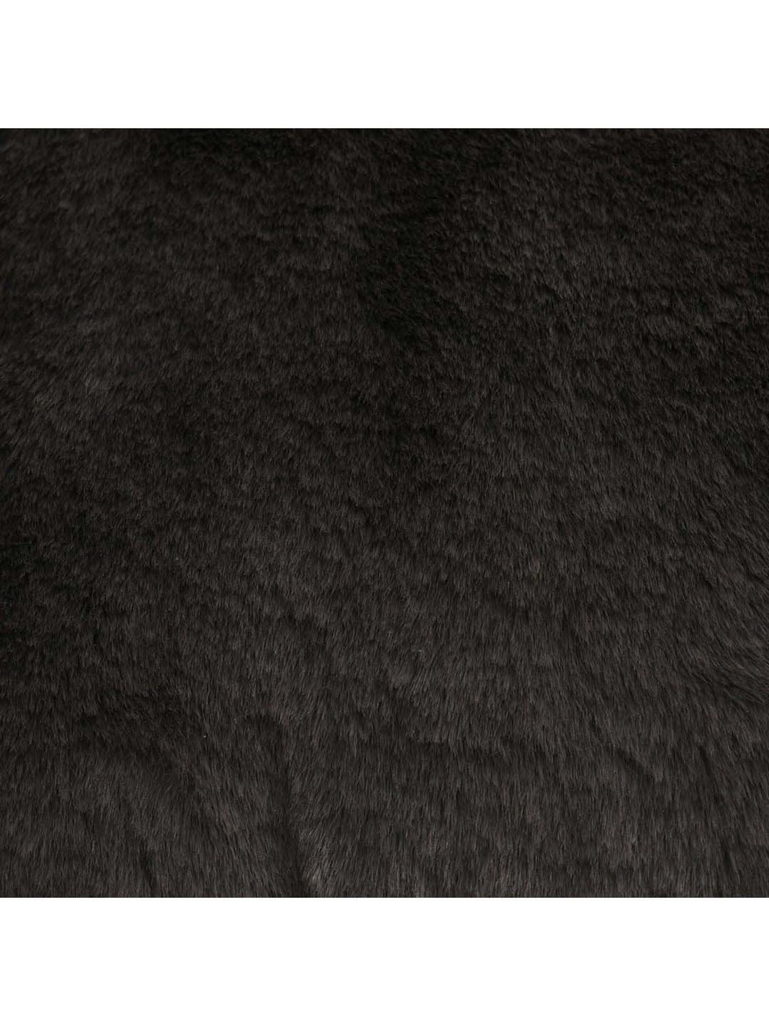 @home Grey Polyester Soft Fur Filled Cushion