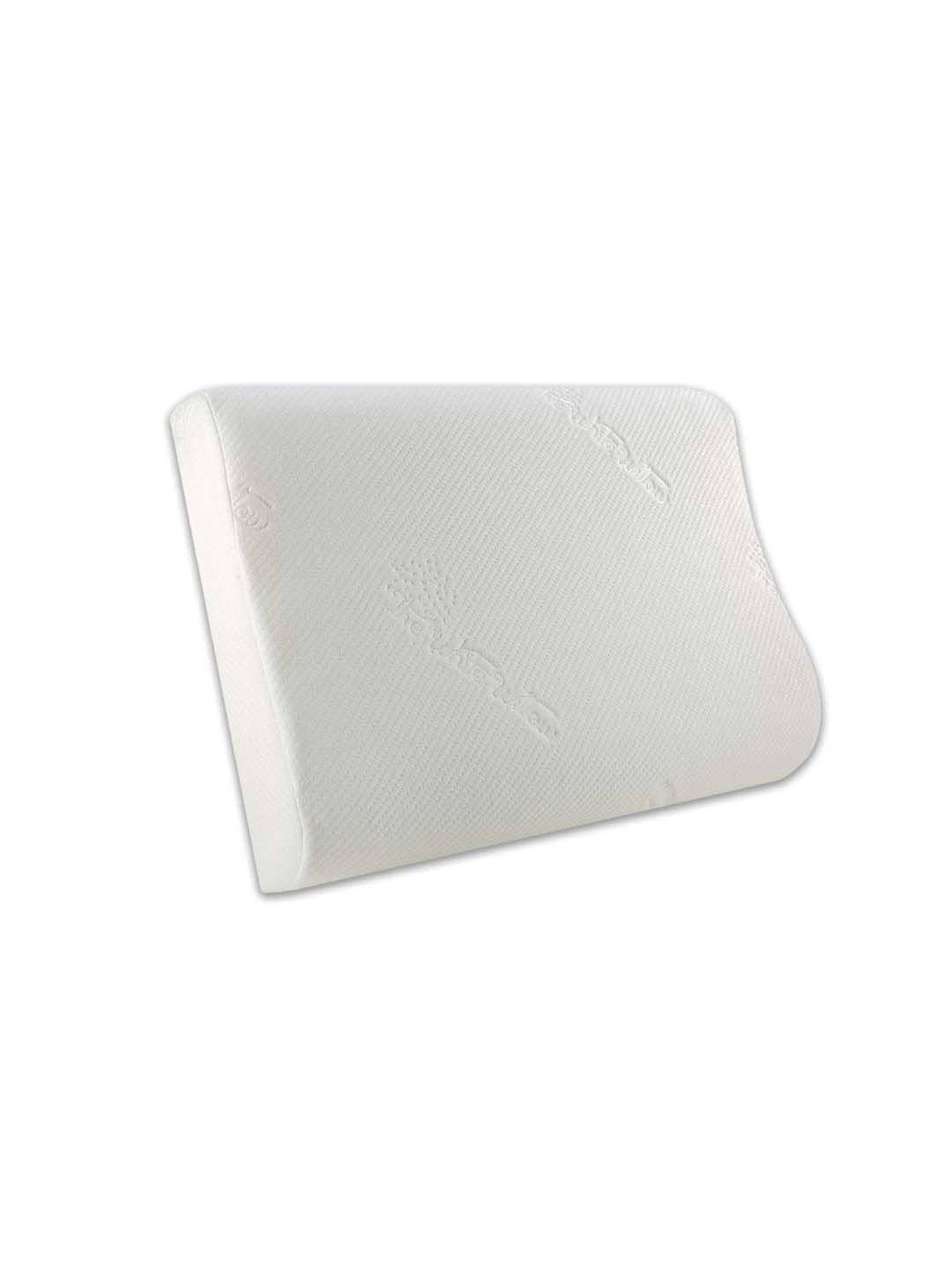The White Willow White Solid Foam Contour Pillow - Set of 1