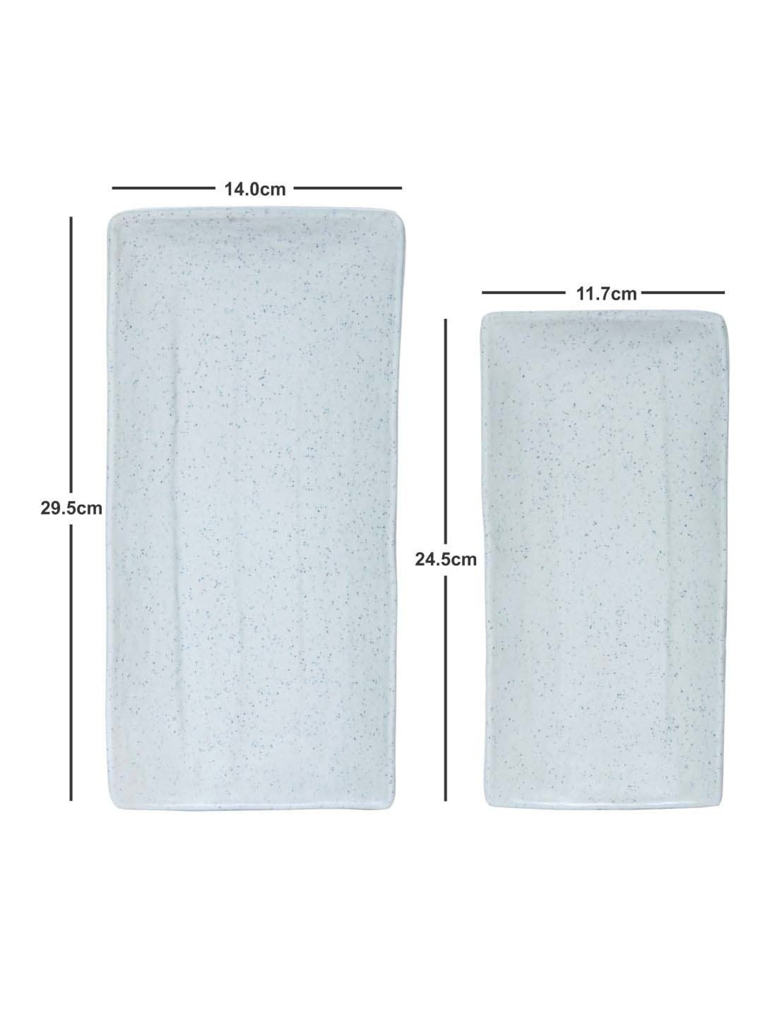 Gibson Home 18" x 24" Ceramic Gracious Rectangular Serving Platter