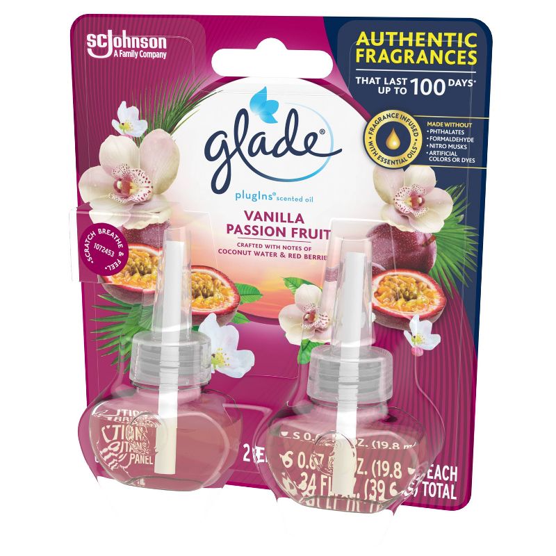 Glade  Vanilla Passionfruit PlugIns Reill - 2ct